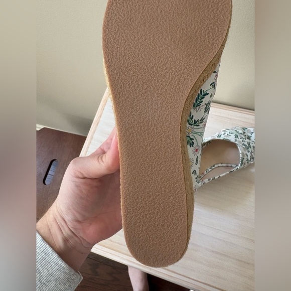 Jack Rogers Palmer Crisscross Wedge Espadrille Size 8 - Picture 7 of 8